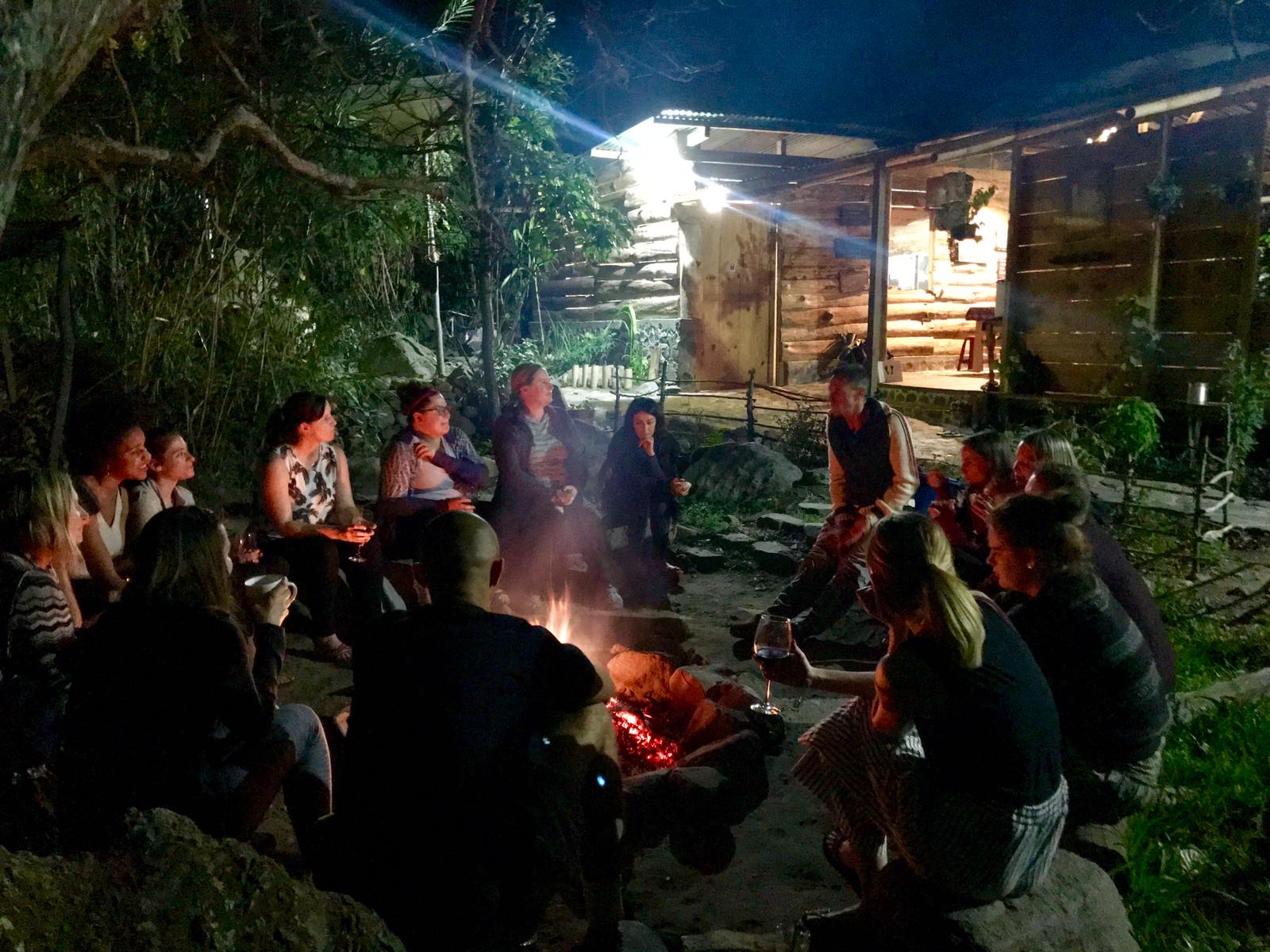 Fire night with the community